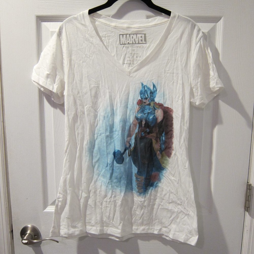 Her Universe Lady Thor V-Neck Tee